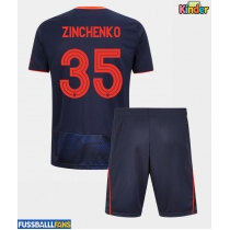 Nottingham Forest Oleksandr Zinchenko #35 3rd trikot Kinder 2025-26 Kurzarm (+ Kurze Hosen)